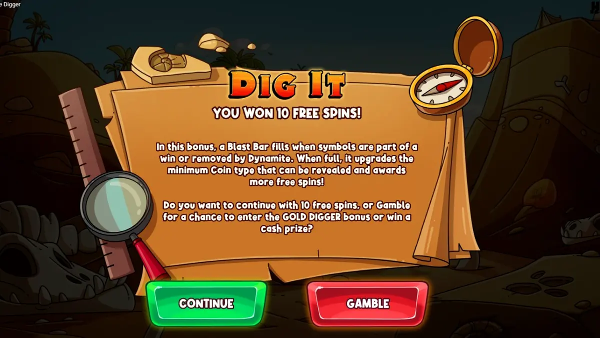 Smokey the raccoon in the mining-themed Le Digger slot by Hacksaw Gaming